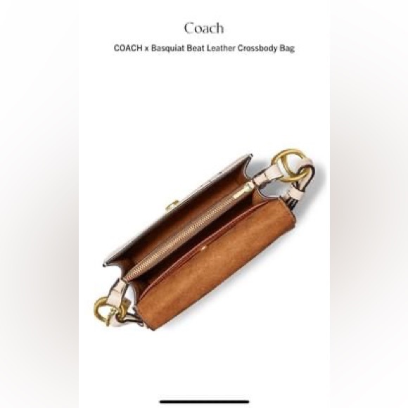 COACH x Jean-Michel Basquiat Beat Leather Crossbody - Picture 10 of 10